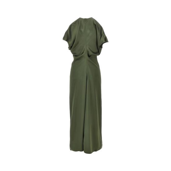 26FW 토템 롱 원피스 241 WRD1103 FB0020 Green - TOTEME