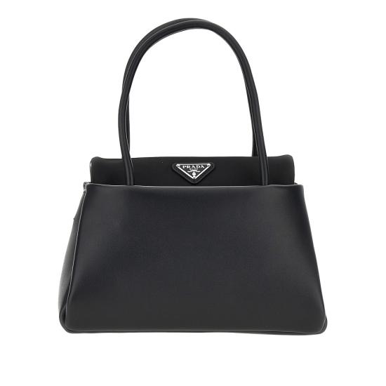 26FW 프라다 패시지 스몰 가죽 백 1BA501VOPO2G52 Black