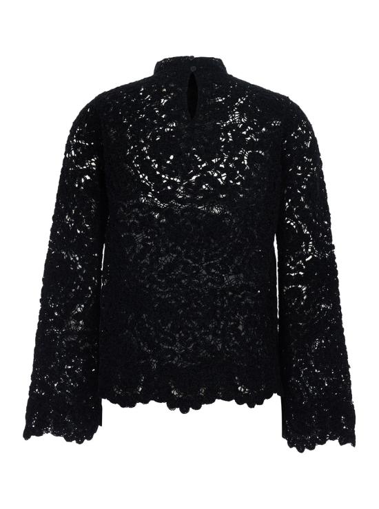 26FW 세미쿠튀르 블라우스 S6WC80 BLACK - SEMI-COUTURE