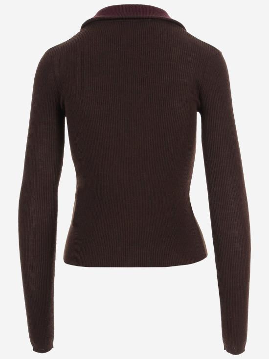 26FW 더프랭키샵 스웨터 KNFS22851 BROWN - THE FRANKIE SHOP