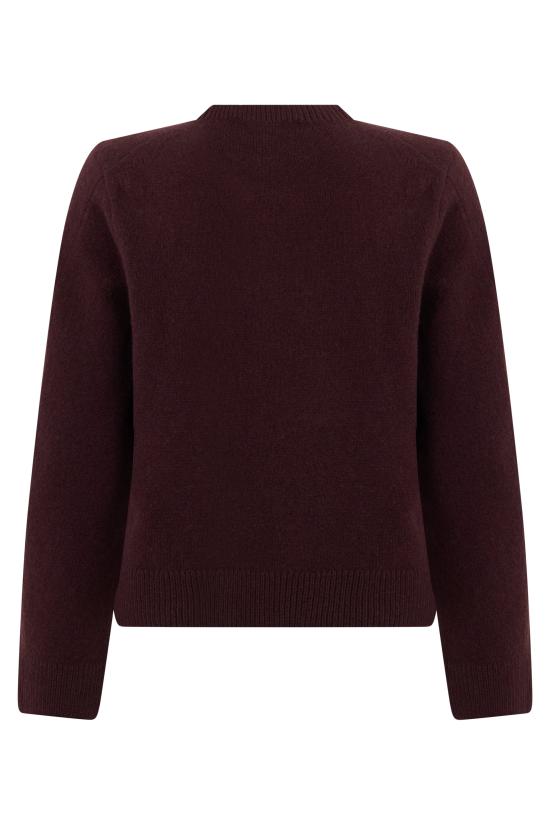 26FW 메종키츠네 스웨터 MRWKJ11KT1006 BROWN - MAISON KITSUNE