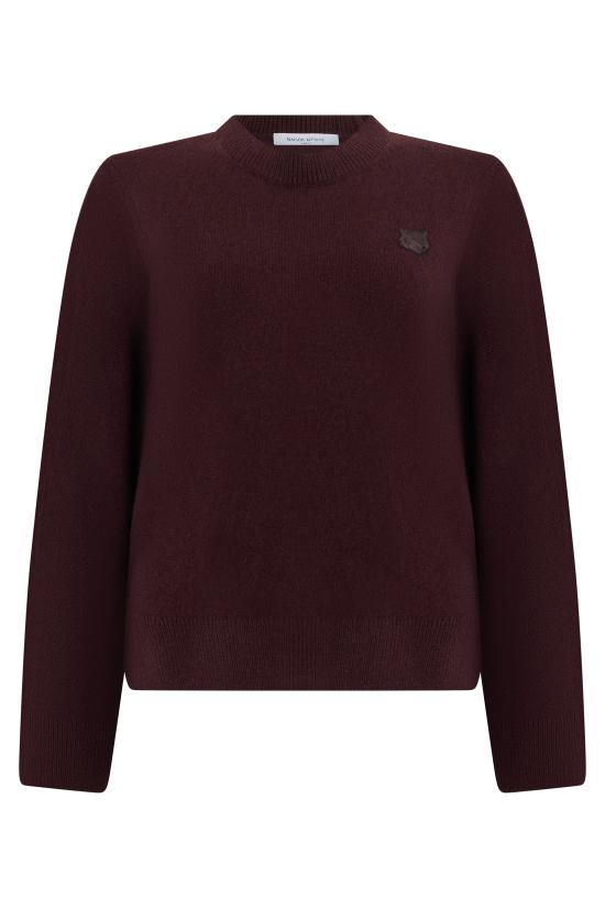 26FW 메종키츠네 스웨터 MRWKJ11KT1006 BROWN