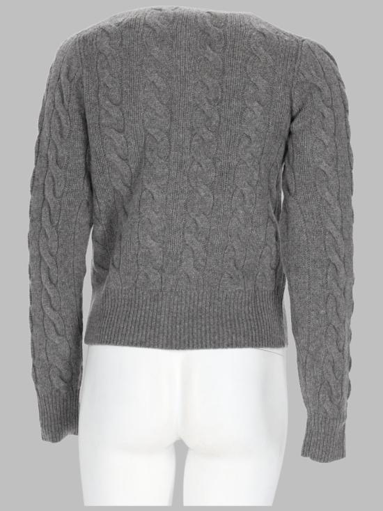 26FW 폴로 랄프로렌 로고 자수 크루넥 가디건 211972104 500FLANNELGREYHEATHER GRAY - POLO RALPH LAUREN