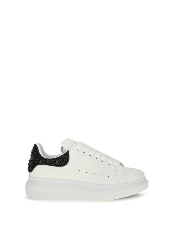  알렉산더 맥퀸 스니커즈 오버사이즈 스웨이드 힐  샌드 - ALEXANDER MCQUEEN