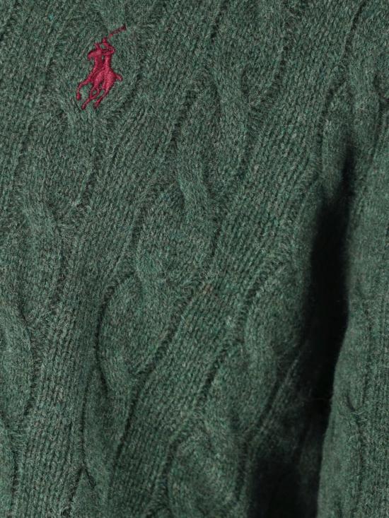 26FW 폴로 랄프로렌 케이블 니트 스웨터 710 876762 507 GREEN - POLO RALPH LAUREN