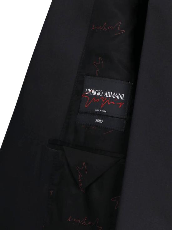 26FW 조르지오 아르마니 수트 자켓 GM004579 TE10043 UC001 BLACK - GIORGIO ARMANI