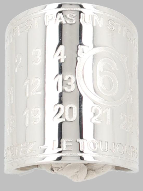 26FW MM6 메종마르지엘라 반지 SM6UQ0123 P9220951 SILVER