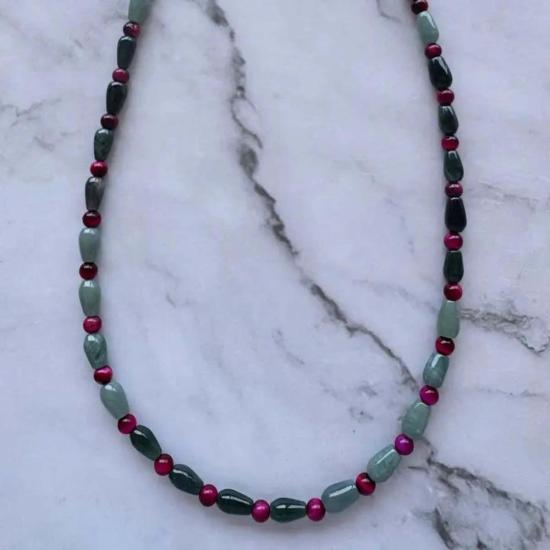  Jessica Matrasko Jewelry 목걸이/팬던트 제시카 마트라스코 주얼리 앨리스 제이드 비즈 목걸이
