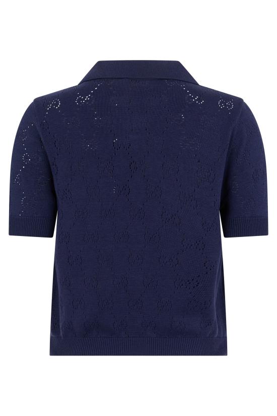 26SS 구찌 폴로 티셔츠 856203 NAVY - GUCCI