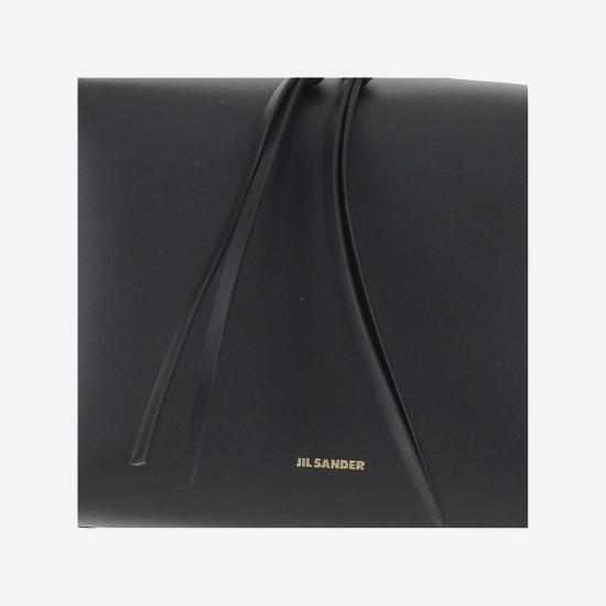  질샌더 가방 질 샌더 로고 가죽 숄더백 - JIL SANDER