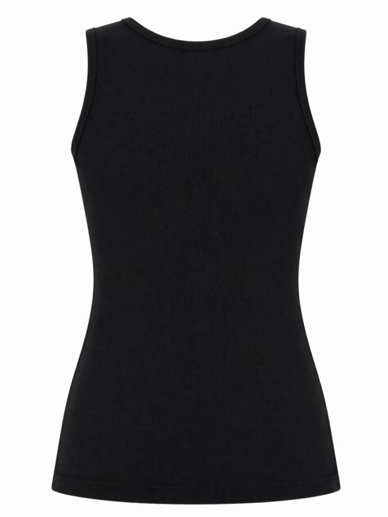 26FW 메종키츠네 베이비 폭스 탱크탑 PW00623KA0033 P199 BLACK - MAISON KITSUNE