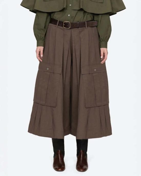  씨뉴욕 크롭 팬츠 AW26 048 BROWN - SEA NY
