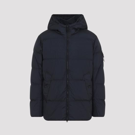 26FW 스톤 아일랜드 크링클 렙스 NY 패딩 재킷 L2S15 4100037 S0A23 V0020 NAVY BLUE DOM