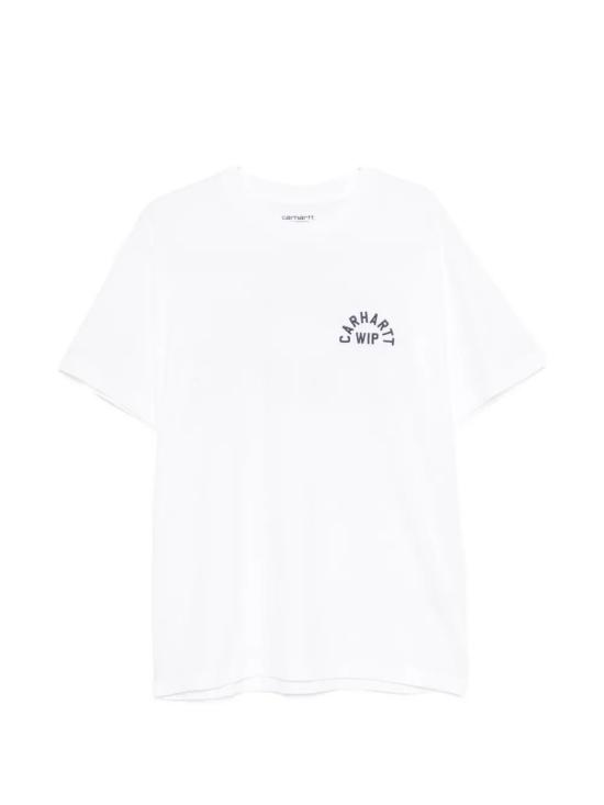 26FW 칼하트 WIP 반팔 티셔츠 I037255 12HXX WHITE DARK NAVY