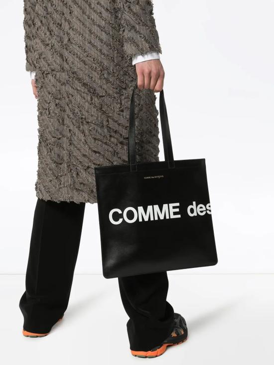 26FW 꼼데가르송 휴즈 로고 레터링 SA9001HL BLACK - COMME DES GARCONS