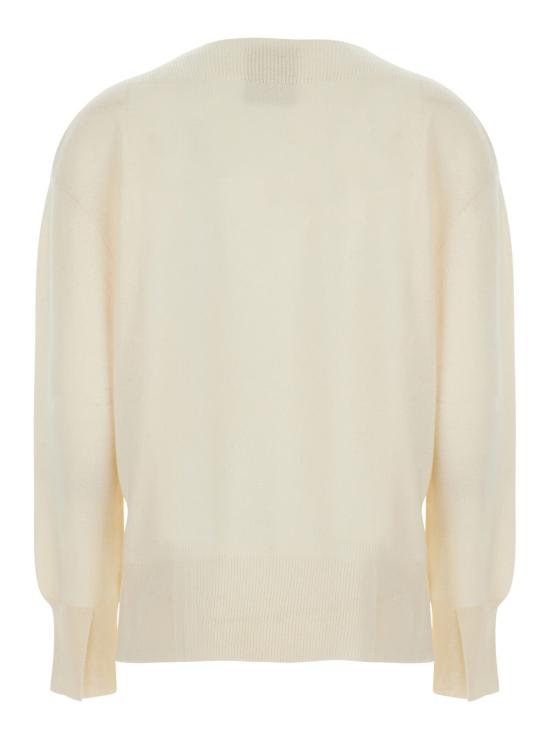 26FW 세미쿠튀르 스웨터 Y6WD03 WHITE - SEMI-COUTURE
