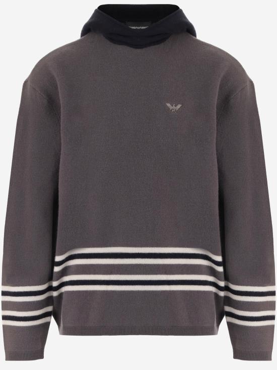 26FW 엠포리오 아르마니 탑 EM006285 GRAY - EMPORIO ARMANI