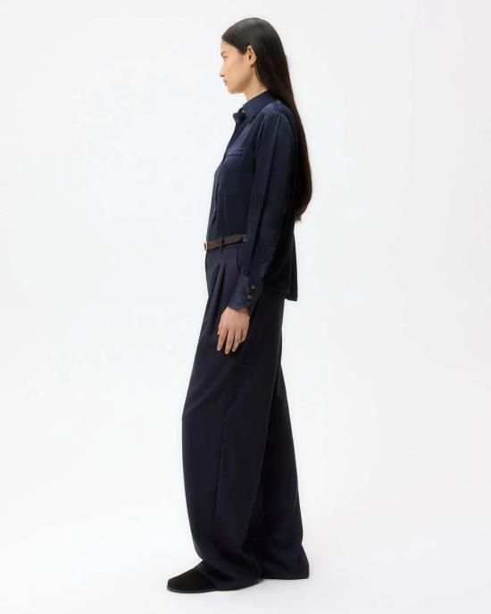  티더블유피 스트레이트 팬츠 G527908 W696 BLUE - TWP