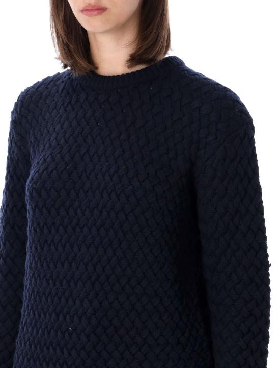 26FW 보테가베네타 스웨터 A0021K V6UI0 4071 NAVY BLUE DOM - BOTTEGA VENETA