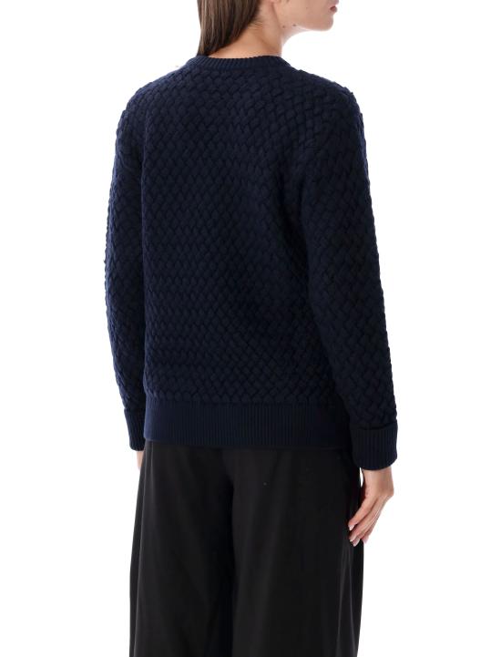 26FW 보테가베네타 스웨터 A0021K V6UI0 4071 NAVY BLUE DOM - BOTTEGA VENETA