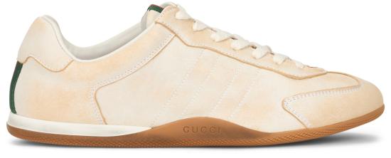  구찌 스니커즈 시프트 에이징 가죽 송아지 가죽 - GUCCI