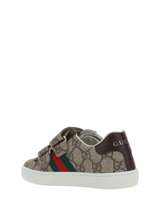  [키즈] 구찌 스니커즈 키즈 자카드 스니커즈 베이지 - GUCCI