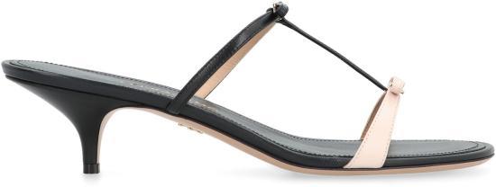  살바토레 페라가모 뮬/슬리퍼 페라가모 미니 보우 레더 뮬 블랙 - SALVATORE FERRAGAMO