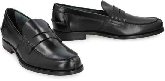  토즈 로퍼 페이턴트 가죽  블랙 - TODS