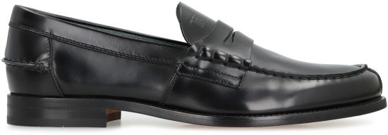  토즈 로퍼 페이턴트 가죽  블랙 - TODS