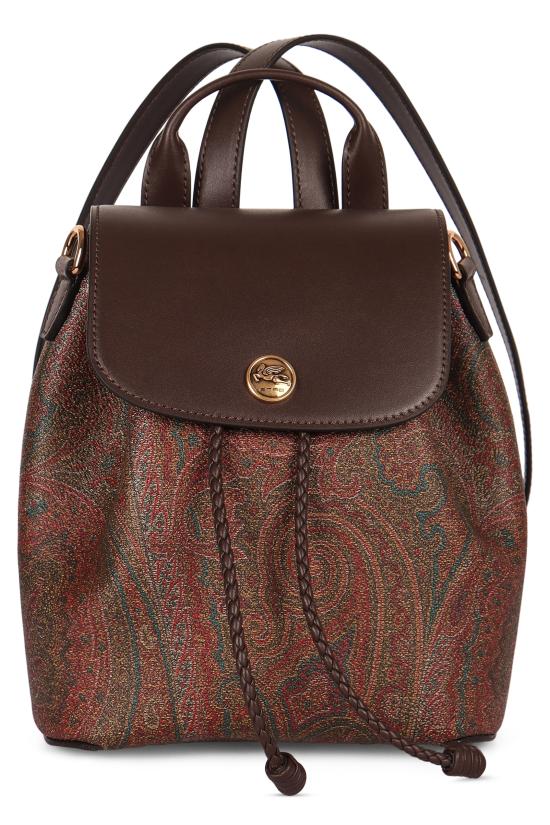 26FW 에트로 에센셜 스몰 아르니카 백팩 WP1F0002AA001 M0019 BROWN DOM