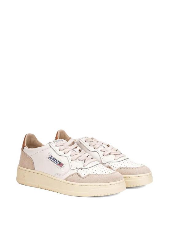 26FW 오트리 메달리스트 로우 스니커즈 AULMLS16LEAT WHITE - AUTRY