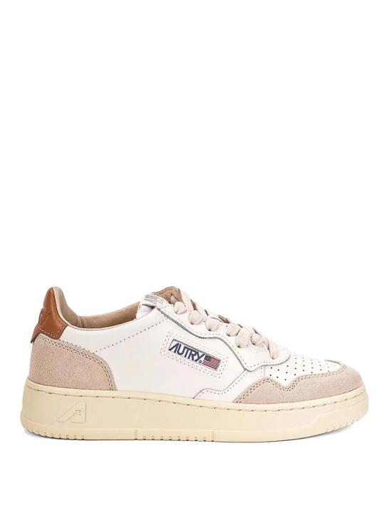 26FW 오트리 메달리스트 로우 스니커즈 AULMLS16LEAT WHITE