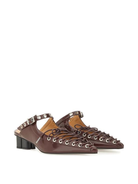 25FW 가니 뮬/슬리퍼 S3039730 Dark Red - GANNI