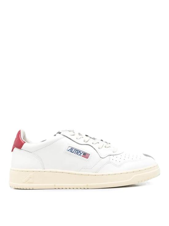 26FW 오트리 메달리스트 로우 스니커즈 AULMLL33LEAT WHITE