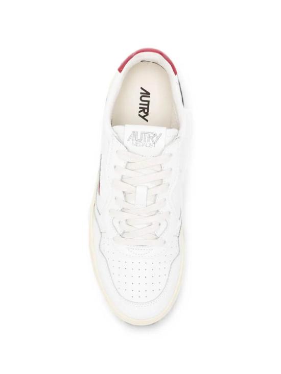 26FW 오트리 메달리스트 로우 스니커즈 AULMLL33LEAT WHITE - AUTRY