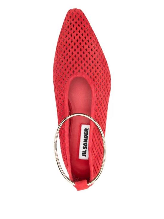 25FW 질샌더 플랫 슈즈 J15WZ0038P7587620 RED - JIL SANDER