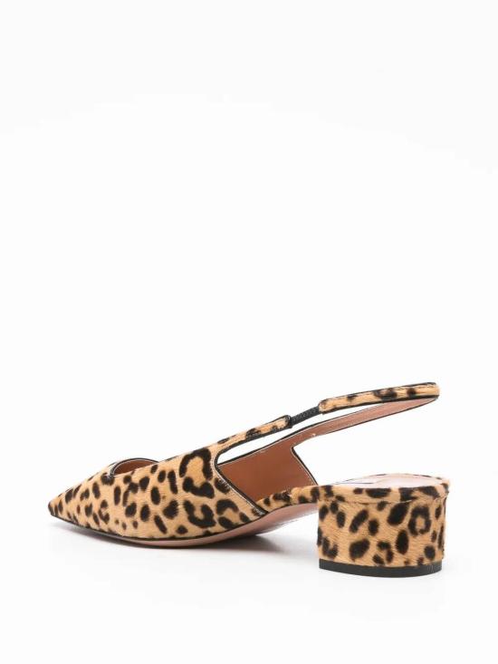 25FW 아쿠아주라 힐/펌프스 GNZMIDL0LYNNAT BROWN - AQUAZZURA