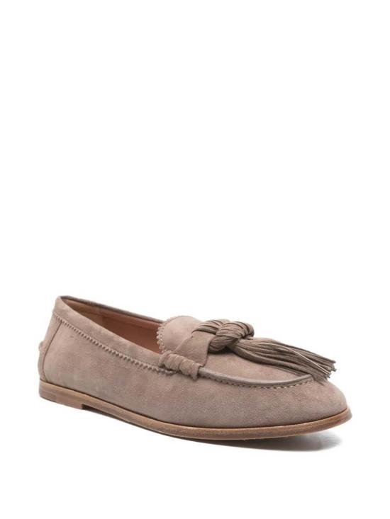 25FW 아쿠아주라 플랫 슈즈 FDEFLAM0SUEDOVE GREY - AQUAZZURA