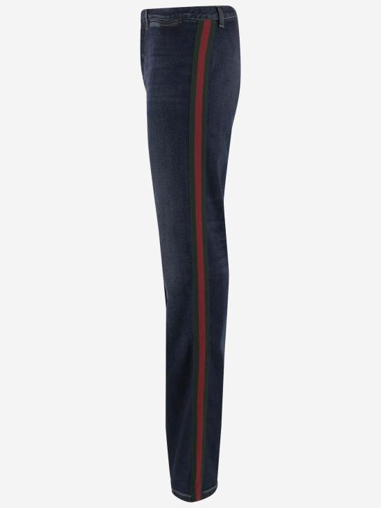  구찌 데님 팬츠 코튼 데님 진 다크 데님 - GUCCI