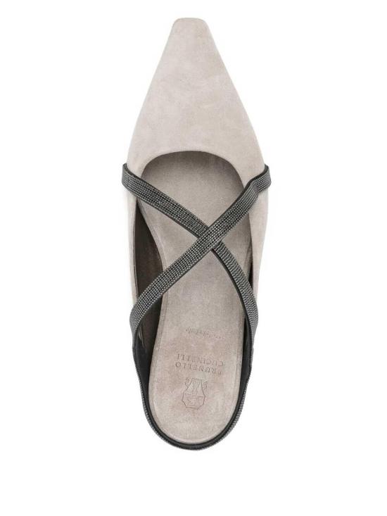  브루넬로 쿠치넬리 뮬/슬리퍼 MZSFC2970C5859 GREY - BRUNELLO CUCINELLI