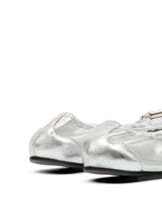 25FW MM6 메종마르지엘라 플랫 슈즈 S59WZ0106P7703T9002 METALLIC - MM6 MAISON MARGIELA