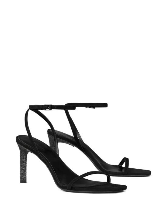 25FW 토리버치 파베 힐 샌들 175463006 Black - TORY BURCH