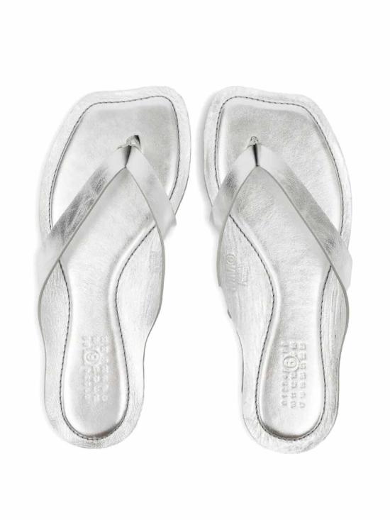 25FW MM6 메종마르지엘라 플랫 슈즈 S66WP0119P7703T9002 METALLIC - MM6 MAISON MARGIELA