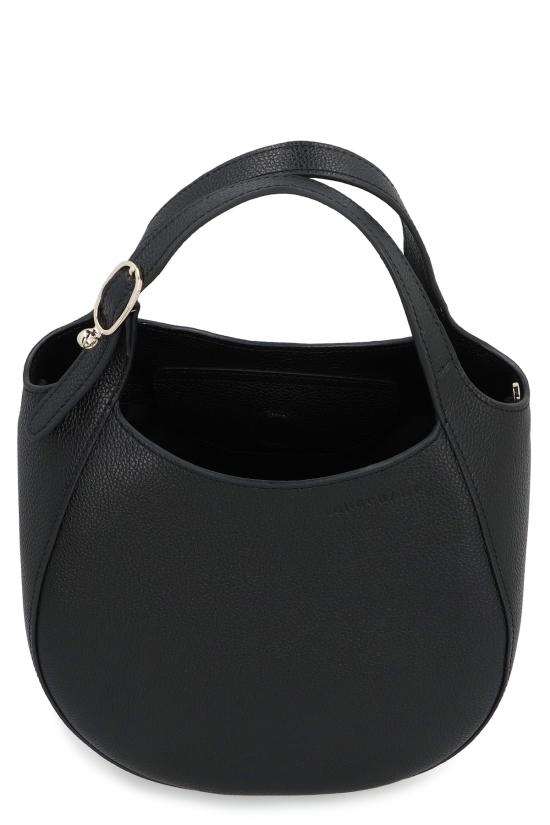  롱샴 가방 르 풀론 S 가죽 핸드백 블랙 - LONGCHAMP