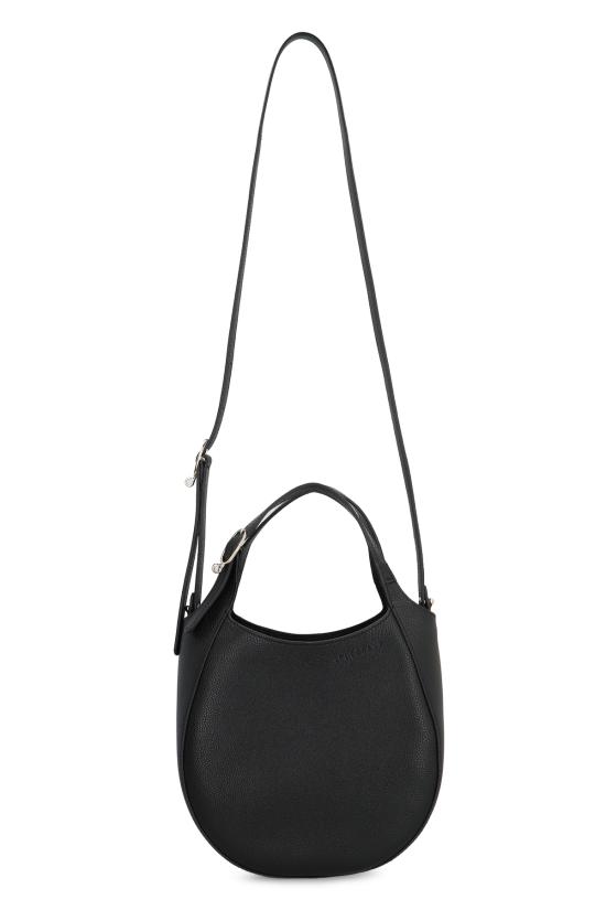  롱샴 가방 르 풀론 S 가죽 핸드백 블랙 - LONGCHAMP