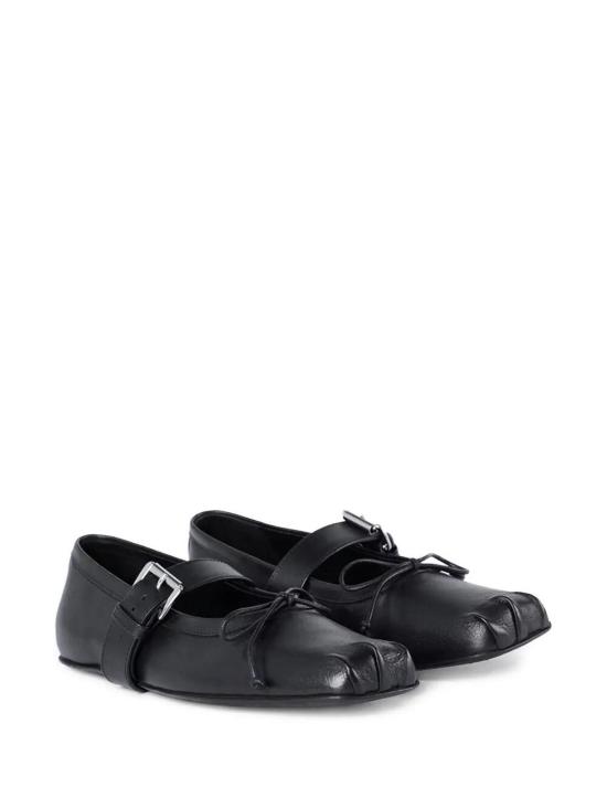 26FW 앤 드뮐미스터 플랫 슈즈 B0013323LT177 BLACK - ANN DEMEULEMEESTER