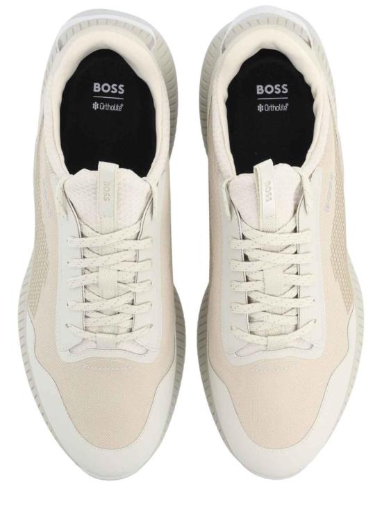 25FW 휴고보스 스니커즈 505487001027422E16 Beige - HUGO BOSS