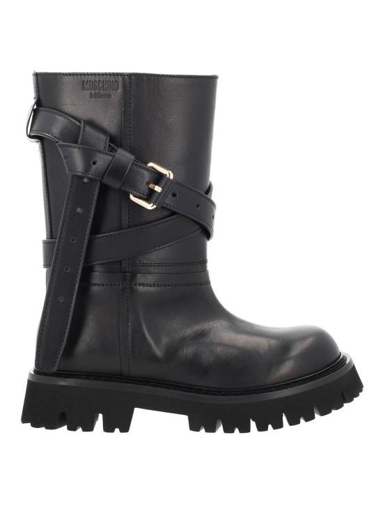 25FW 모스키노 부츠 MA26054G0NMJ5000 BLACK