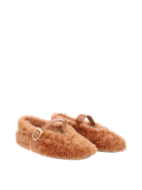 25FW 살바토레 페라가모 플랫 슈즈 78750401K586003 BEIGE - SALVATORE FERRAGAMO