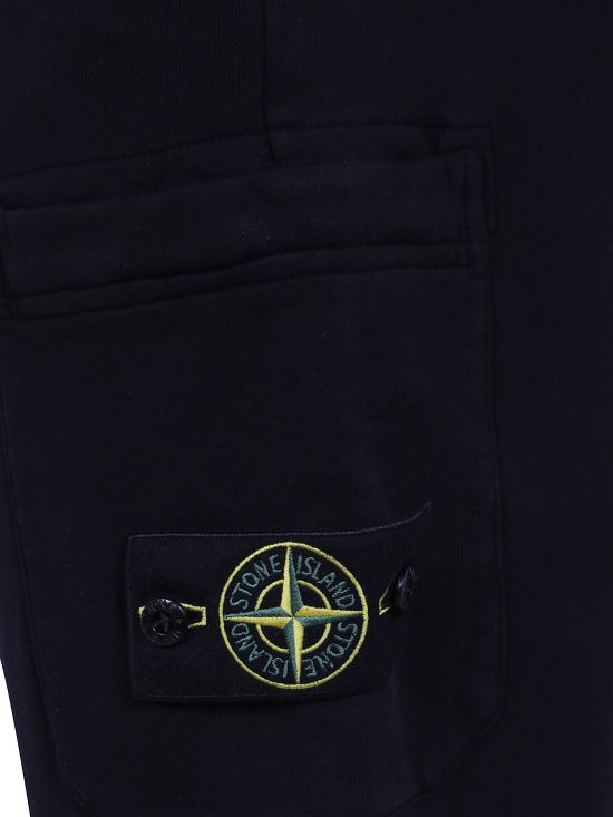 26FW 스톤 아일랜드 코튼 카고 트레이닝 조거 팬츠 바지 L2S15 6200010 S0051 V0029 BLACK DOM - STONE ISLAND